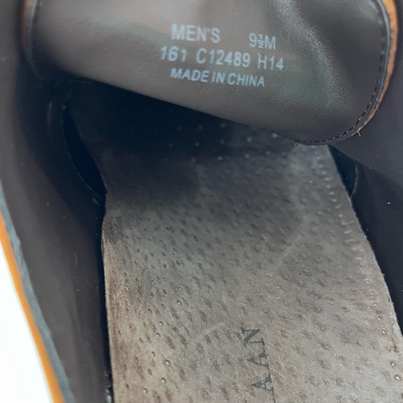 COLE HAAN Men Collen Wing Tip II British Tan Brown Oxford C12489 SZ 9.5 - Picture 8 of 16